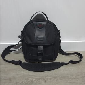 TUMI T2 Black Ballistic Nylon Small Shoulder Bag Camera Bag